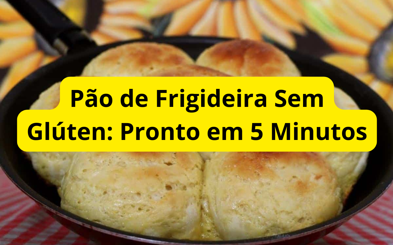 Pão de Frigideira Sem Glúten: Pronto em 5 Minutos